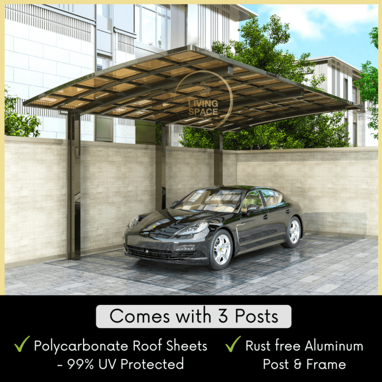 Champagne Single Carport | Living Space