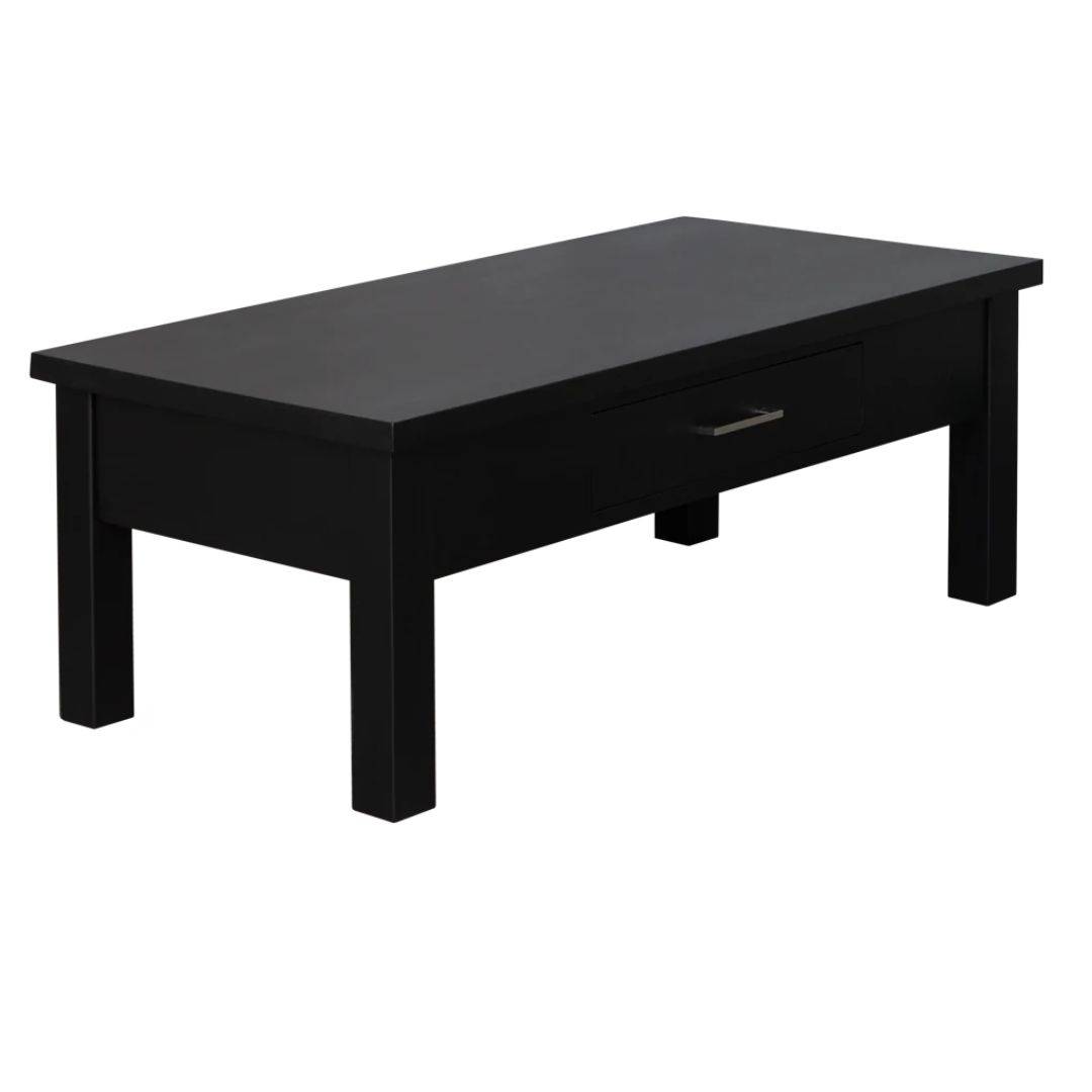 Bronson Black Coffee Table | Living Space