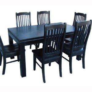 Lynn Dining Suite Black | Living Space