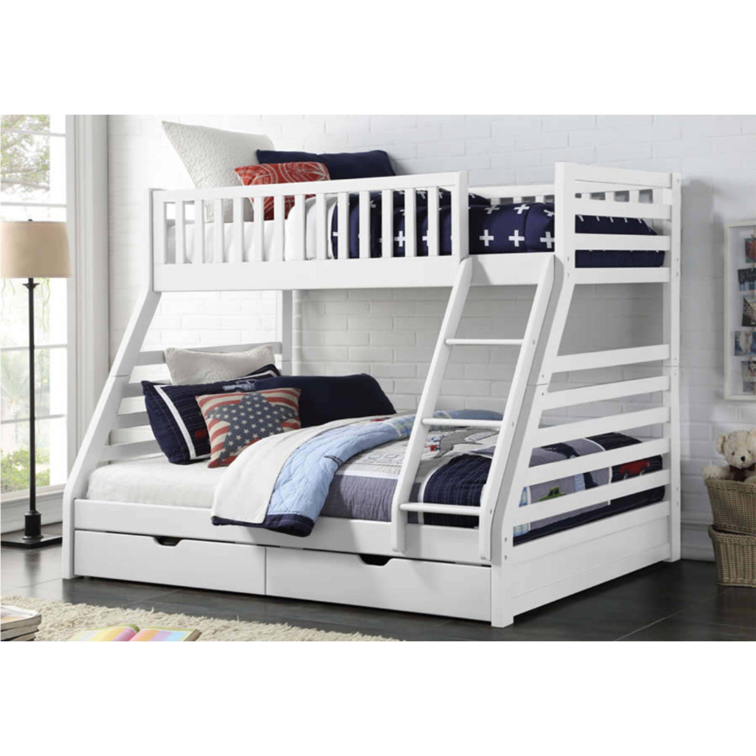 Jordan White Bunk Bed | Living Space