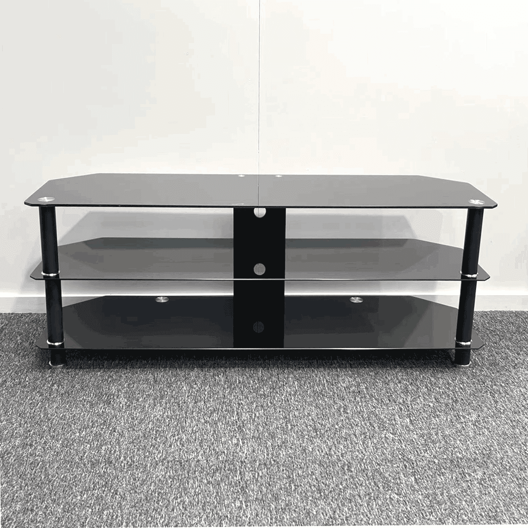 Glass Entertainment Unit (TV Unit) | Living Space