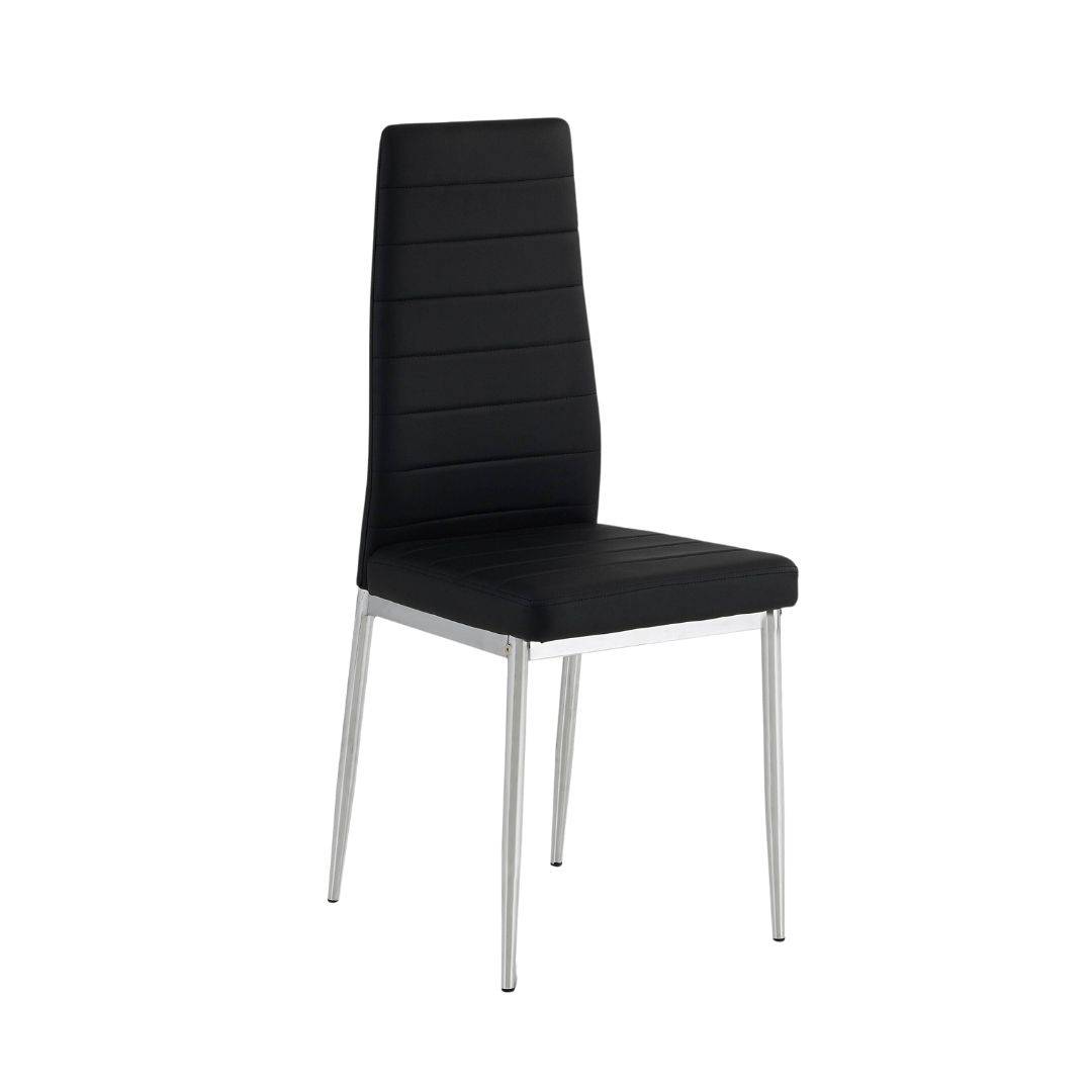 Myra Black Dining Chair | Living Space