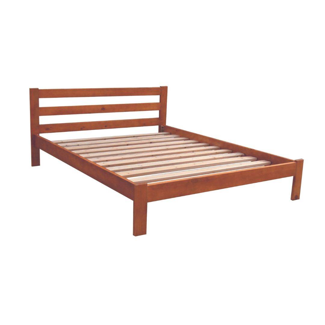 Teresa Bed Frame - Warm Honey | Living Space