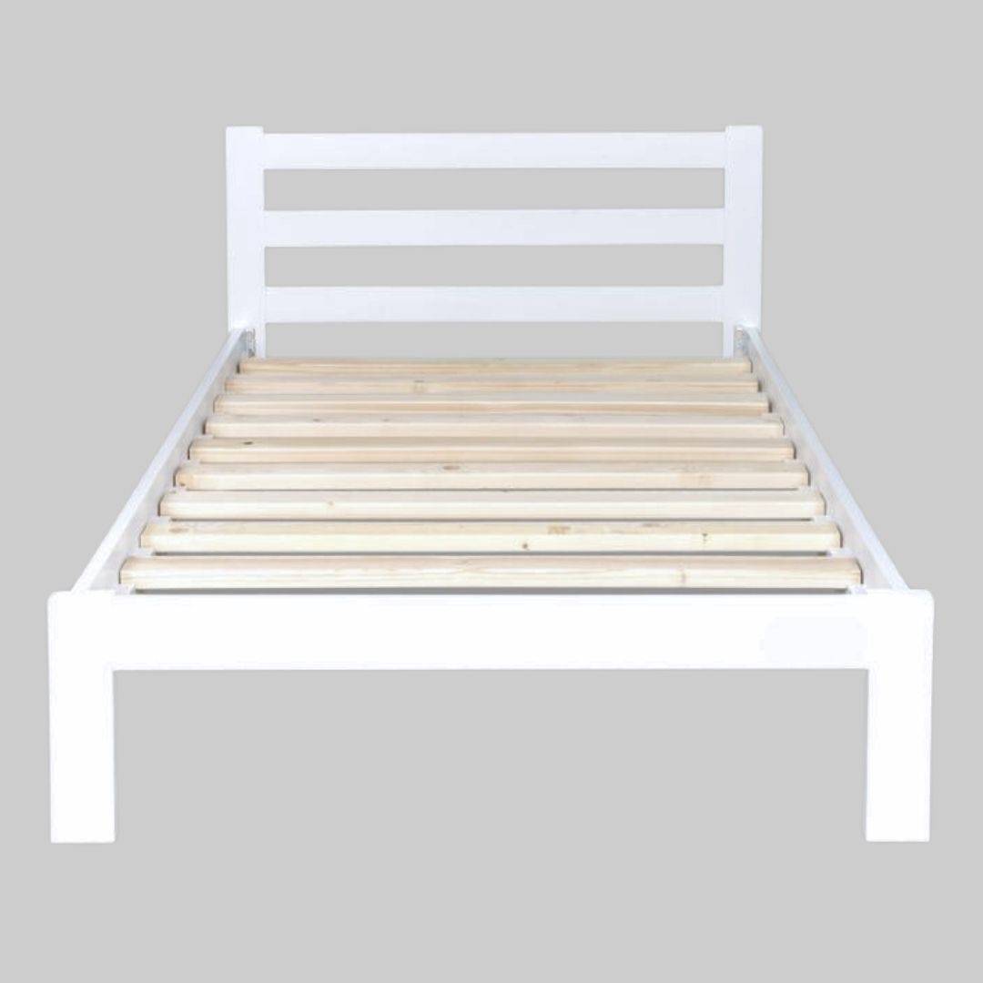 Teresa Bed Frame - White | Living Space