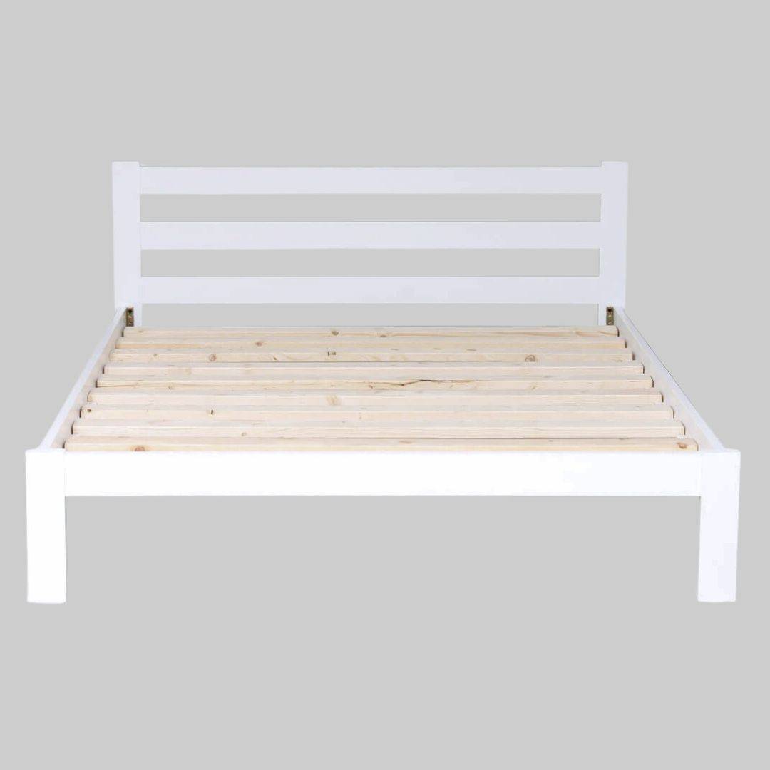 Teresa Bed Frame - White | Living Space