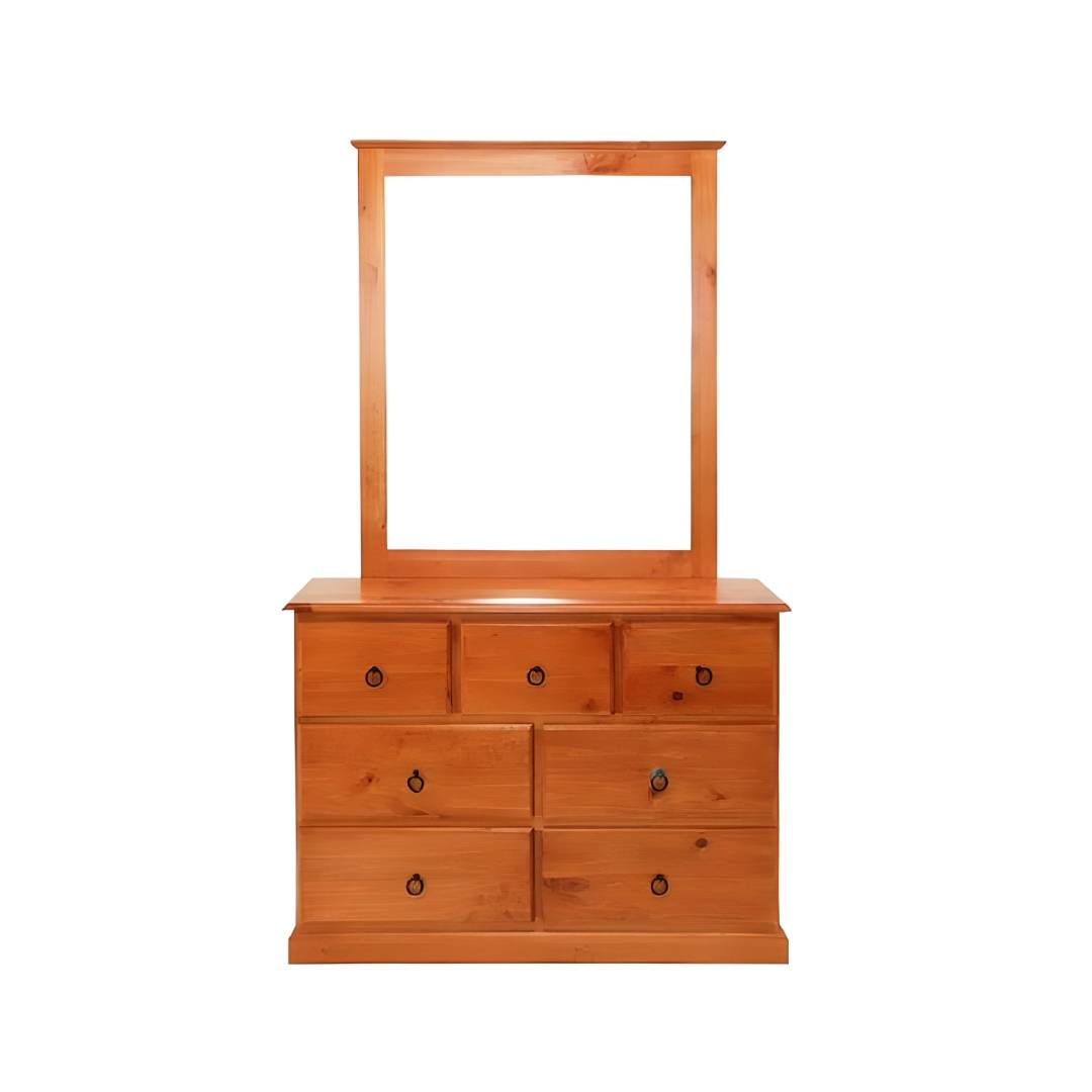 Tivoli 7 Drawer Dresser with Mirror | Living Space