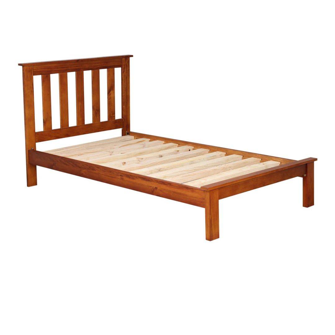 Clove Bed Frame | Warm Honey | Living Space